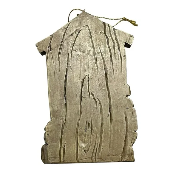 Holy family resin Christmas ornament great detail Nativity Jesus 5 inches tall - Picture 2 of 5